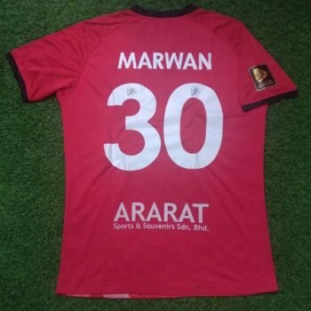 2014 - 15 SABAH FA HOME MATCH WORN SHIRT MARWAN