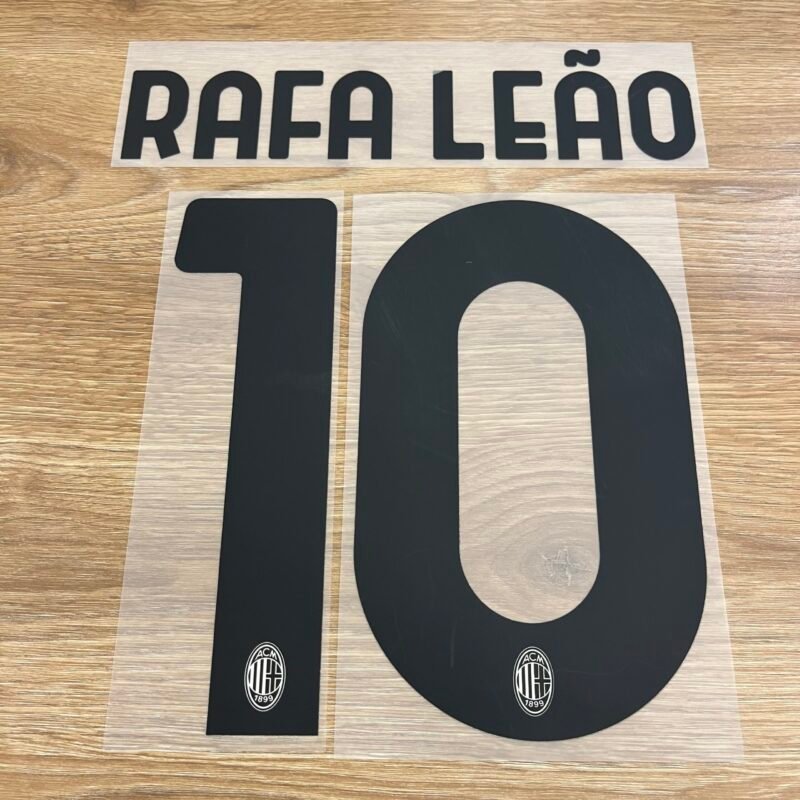 2023 - 24 AC Milan 4Th Cream Nameset Rafa Leao