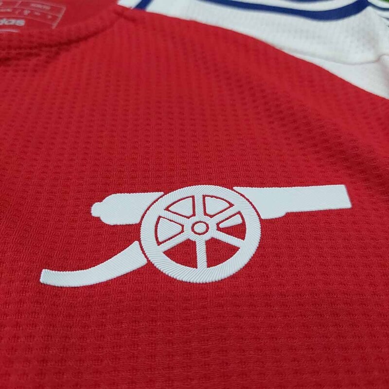 2024 – 25 ARSENAL HOME AUTHENTIC HEATRDY P2R SHIRT - Image 6