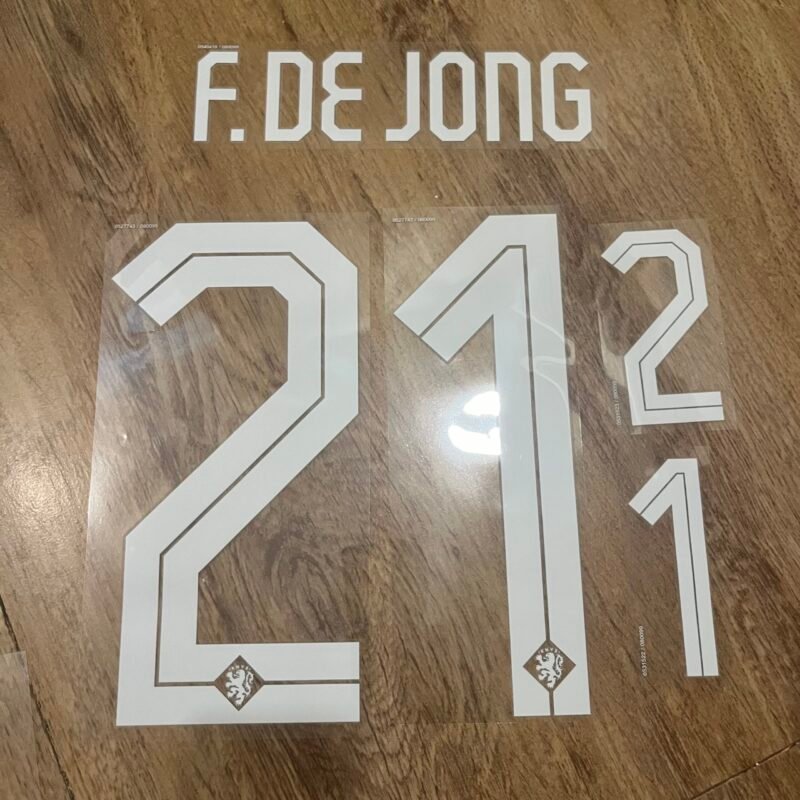 2024 - 26 Holland Away Nameset De Jong