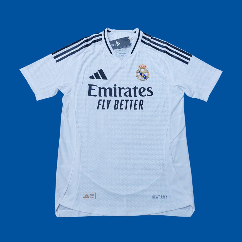 2024 – 25 REAL MADRID HOME AUTHENTIC HEATRDY P2R SHIRT