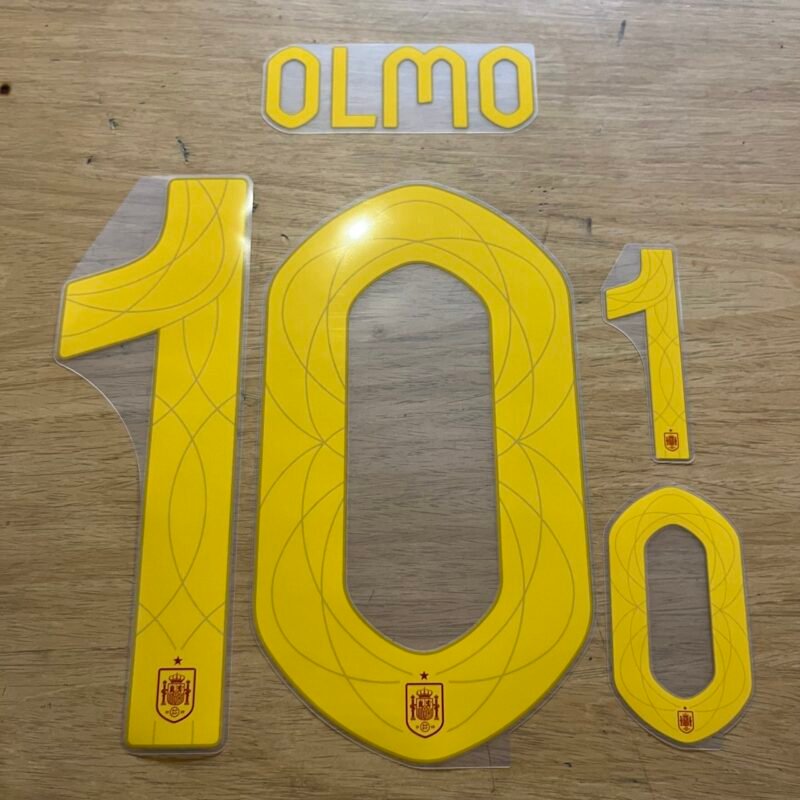 2024 - 25 Spain Home Nameset Dani Olmo