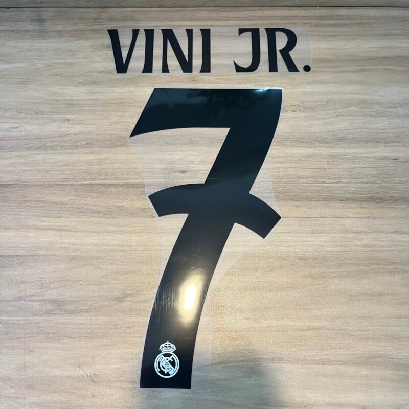 2024 - 25 Real Madrid Home Cup Nameset VINI JR