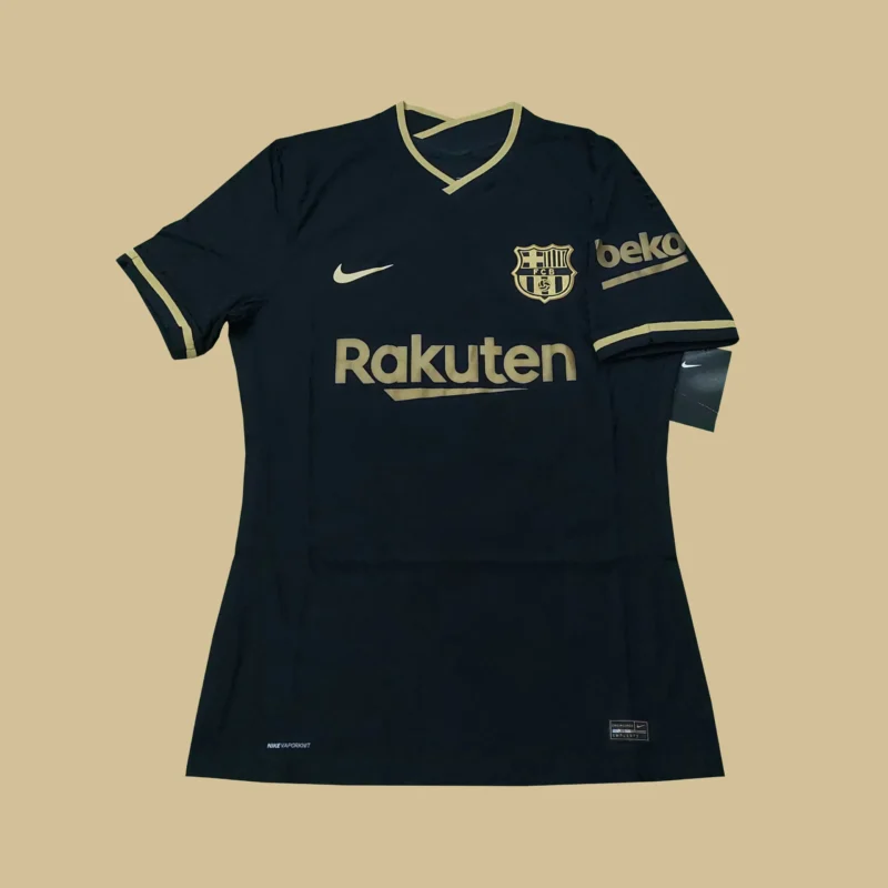 2020 - 21 BARCELONA AWAY PLAYER ISSUE SAMPLE JERSEY SHIRT