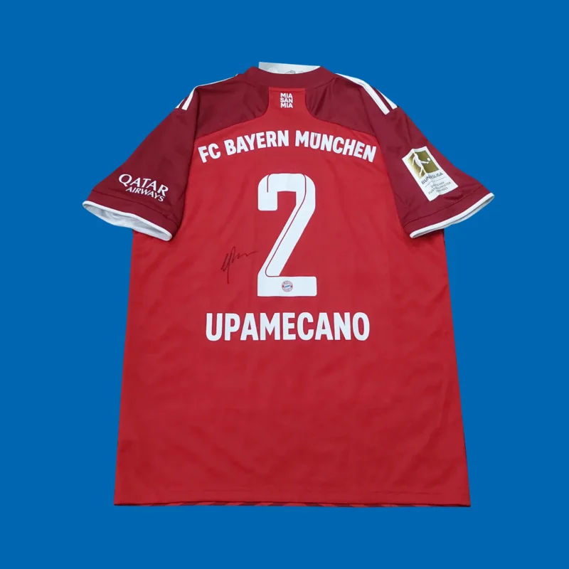 2021 - 22 BAYERN MUNCHEN HOME JERSEY SHIRT UPAMECANO