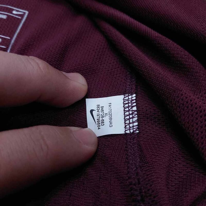 2017 – 18 BARCELONA THIRD LS PLAYER ISSUE KITROOM STOCK SHIRT ANDRE GOMES - Image 5