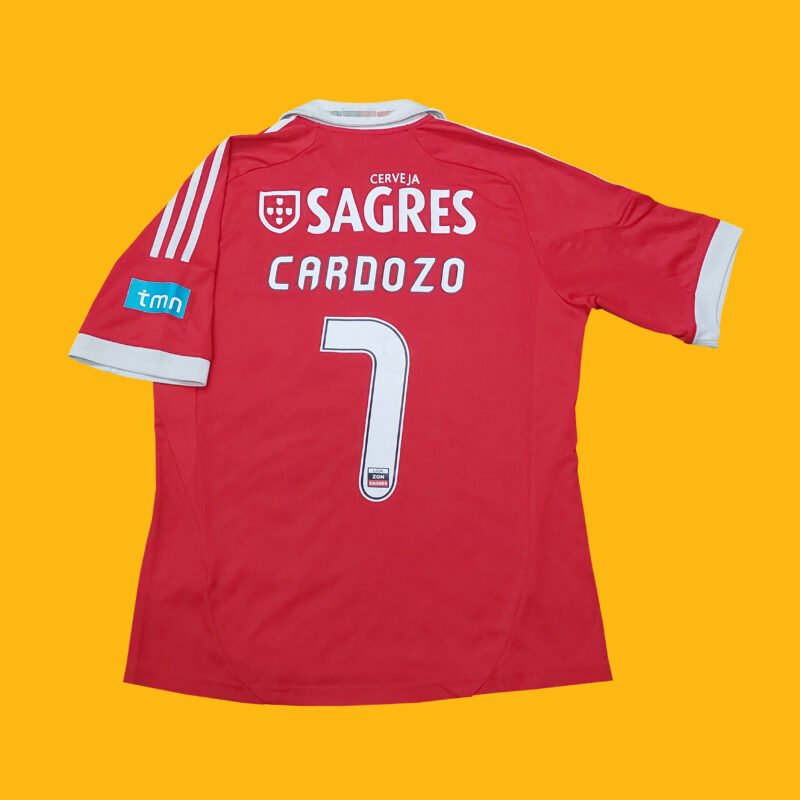 2012 – 13 BENFICA HOME SHIRT CARDOZO