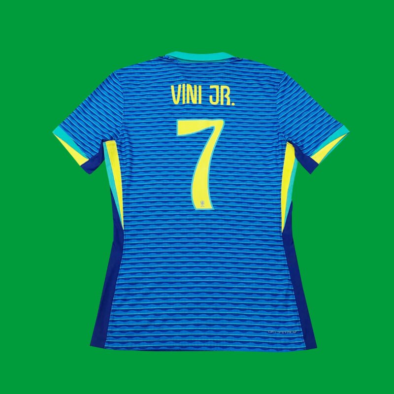 2024 BRAZIL AWAY PLAYER ISSUE KITROOM STOCK SHIRT VINI JR