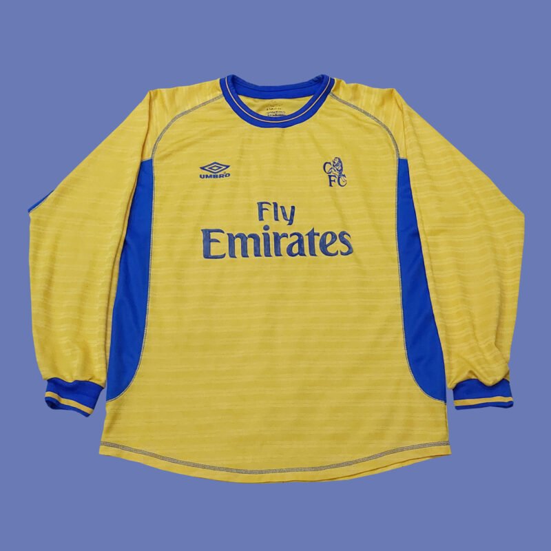 2001 – 02 CHELSEA THIRD LS PLAYER ISSUE SHIRT
