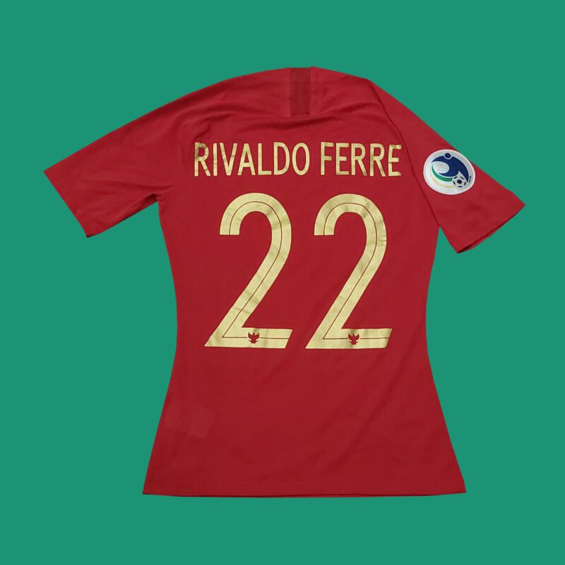 2018 INDONESIA HOME MATCH WORN SHIRT TODD RIVALDO FERRE