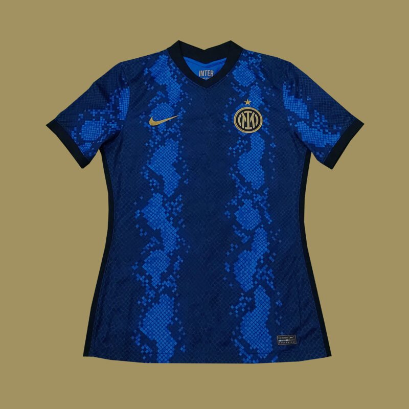 2021 – 22 INTER MILAN HOME PLAYER ISSUE KITROOM STOCK SHIRT