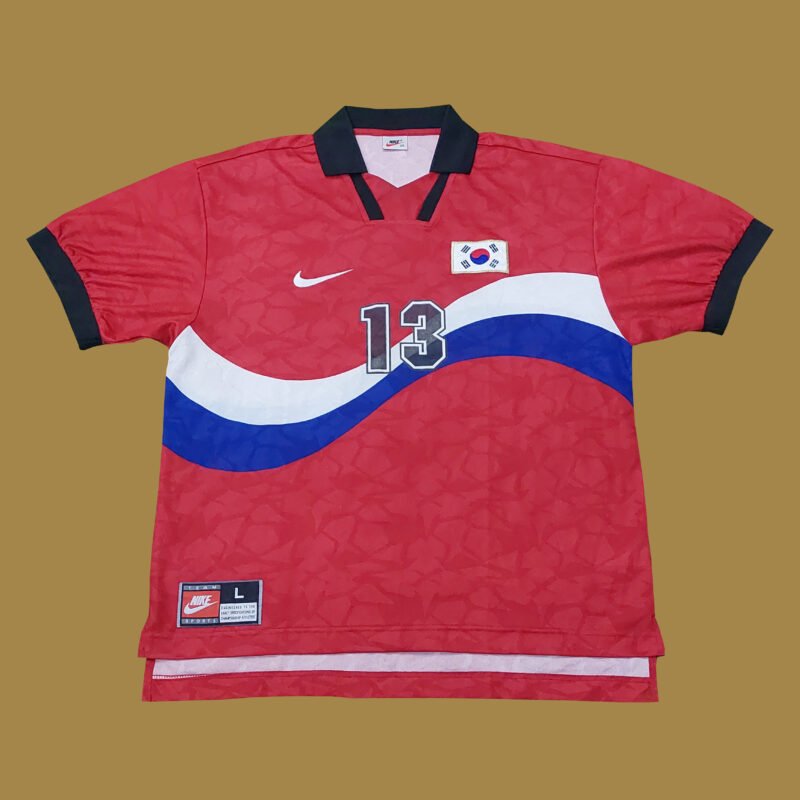 1996 SOUTH KOREA HOME PLAYER ISSUE SHIRT #13