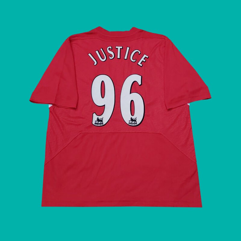 2004 – 06 LIVERPOOL HOME SHIRT JUSTICE