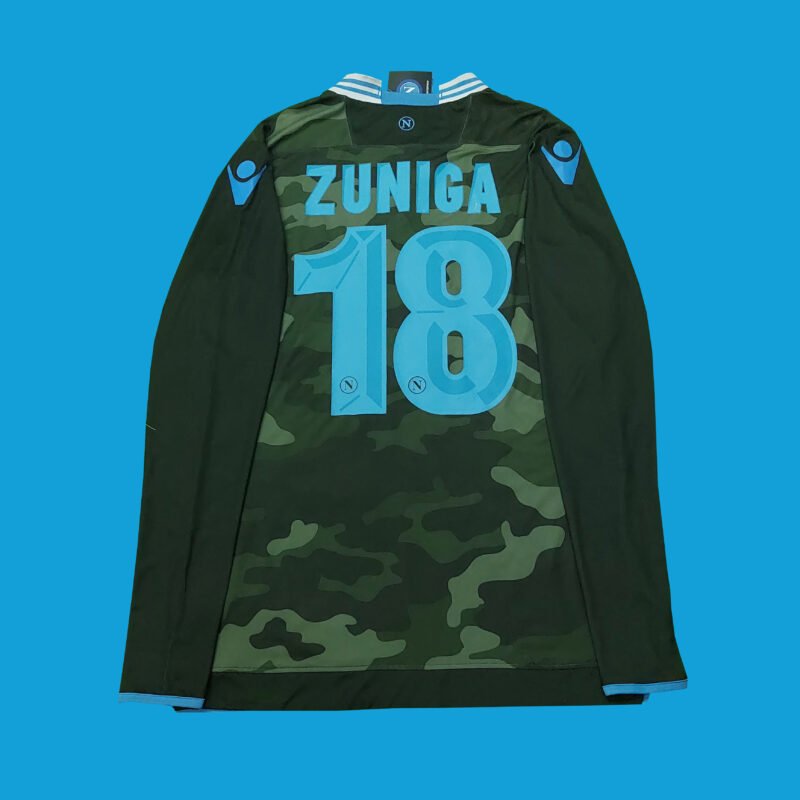 2013 – 14 NAPOLI AWAY LS PLAYER ISSUE SHIRT ZUNIGA