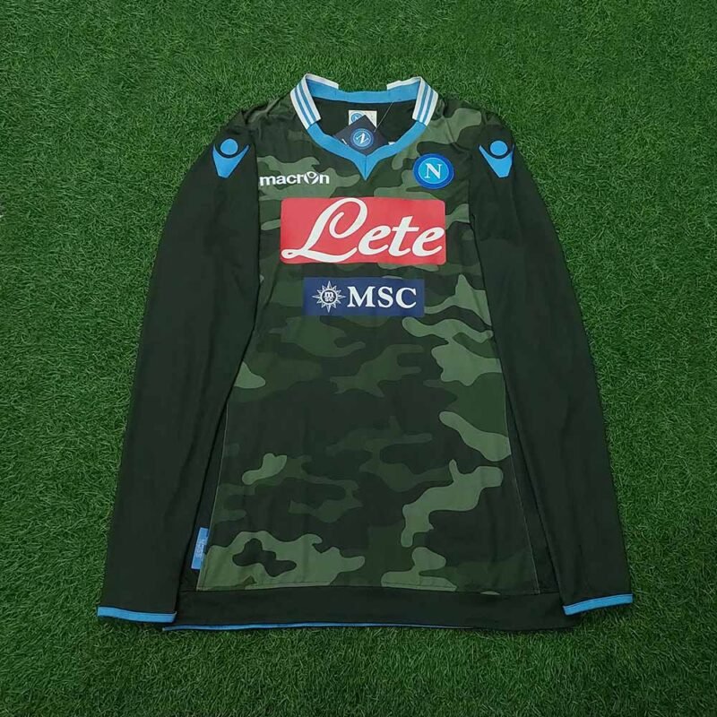 2013 – 14 NAPOLI AWAY LS PLAYER ISSUE SHIRT ZUNIGA - Image 2