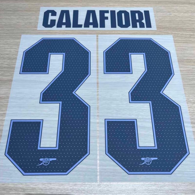 2024 – 25 ARSENAL THIRD NAMESET CALAFIORI