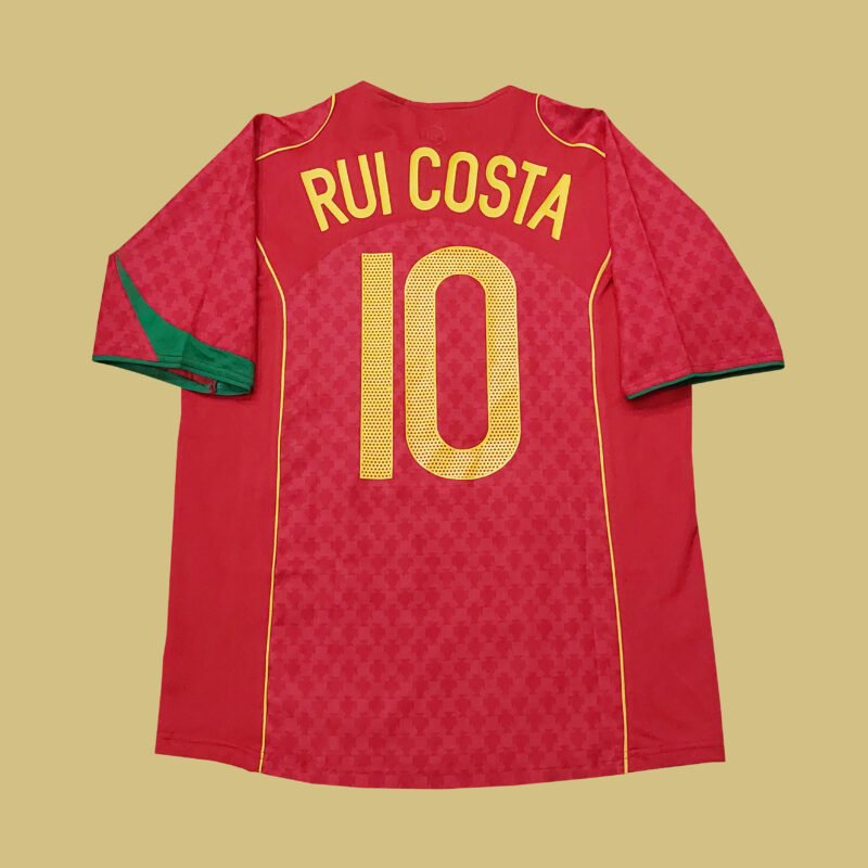 2004 PORTUGAL HOME SHIRT RUI COSTA