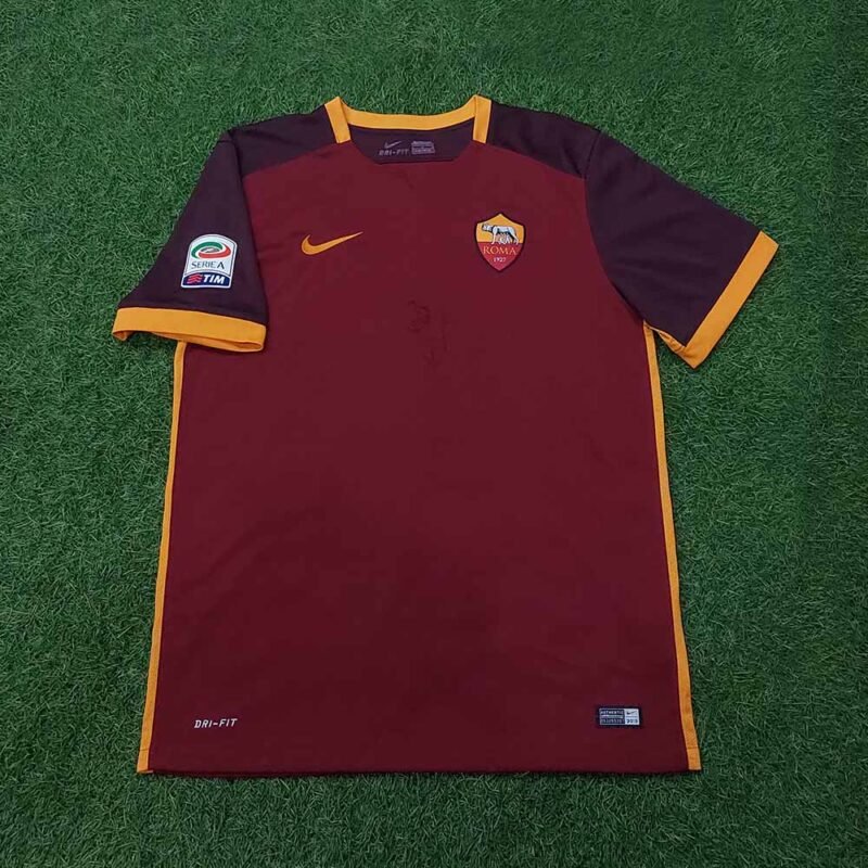 2015 – 16 AS ROMA HOME SHIRT PJANIC - Image 2