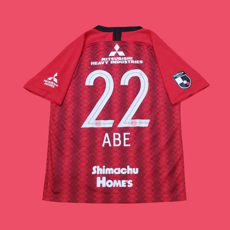 2019 URAWA RED DIAMONDS HOME SHIRTS YUKI ABE