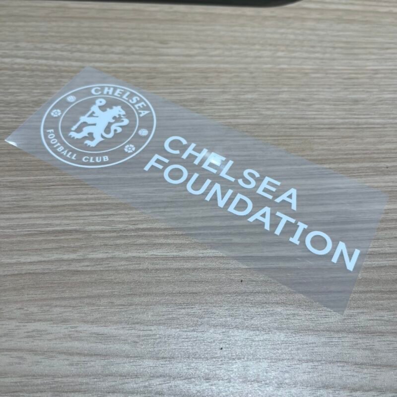2021 - NOW CHELSEA BACK SPONSOR CHELSEA FOUNDATION ( WHITE)