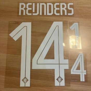 2024 - 26 NETHERLANDS AWAY NAMESET REIJNDERS