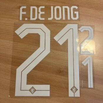 2024 - 26 NETHERLANDS AWAY NAMESET DE JONG