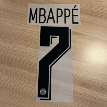2019 - 2020 PARIS ST GERMAIN UCL AWAY NAMESET MBAPPE