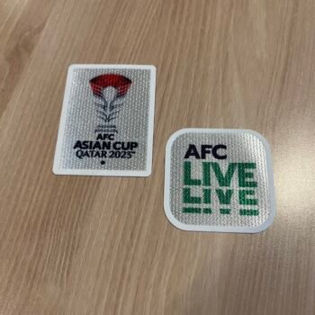 2023 AFC LIVE ASIAN CUP QATAR WHITE PATCH