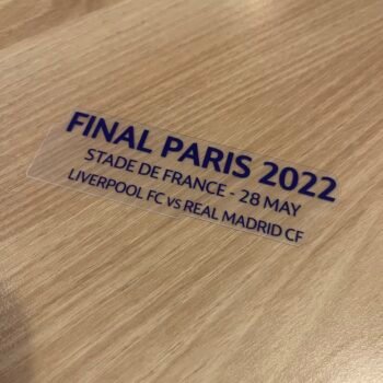 2021 - 22 REAL MADRID UCL FINAL PARIS 2022 MDT