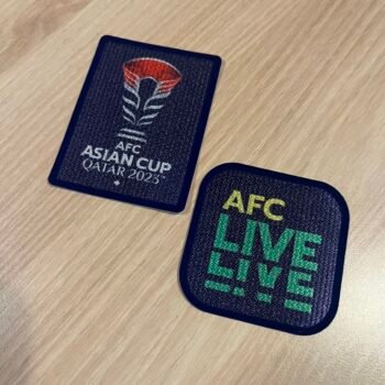 2023 AFC LIVE  ASIAN CUP QATAR DARK BLUE PATCH