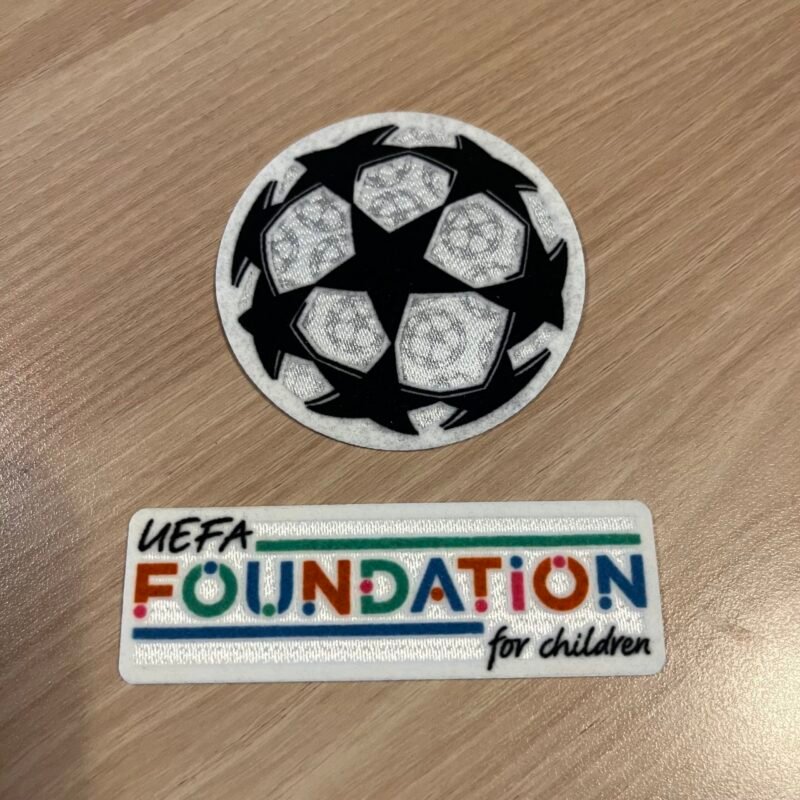 2021 - 24  UEFA CHAMPIONS LIGUE + FOUNDATION PATCH
