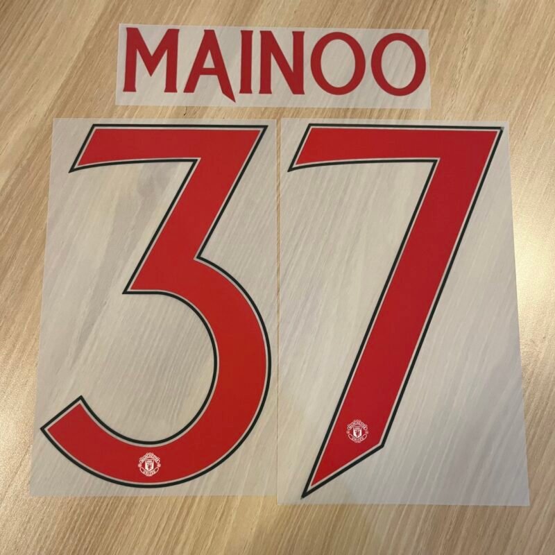 2024 - 25 MANCHESTER UNITED THIRD CUP NAMESET MAINOO