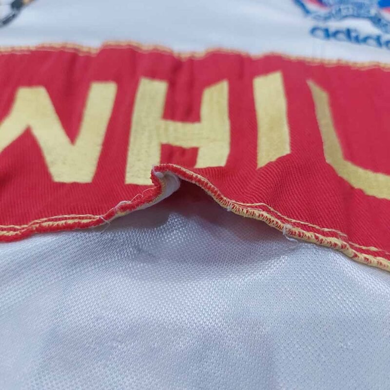 1994 – 95 AREMA MALANG AWAY MATCH WORN SHIRT #10 - Image 11