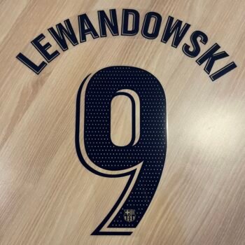 2022 - 23 BARCELONA AWAY LIGA NAMESET LEWANDOWSKI