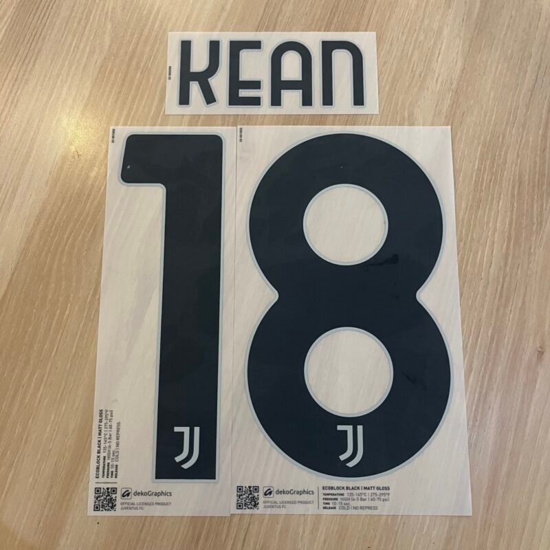 2023 - 24 JUVENTUS AWAY NAMESET KEAN