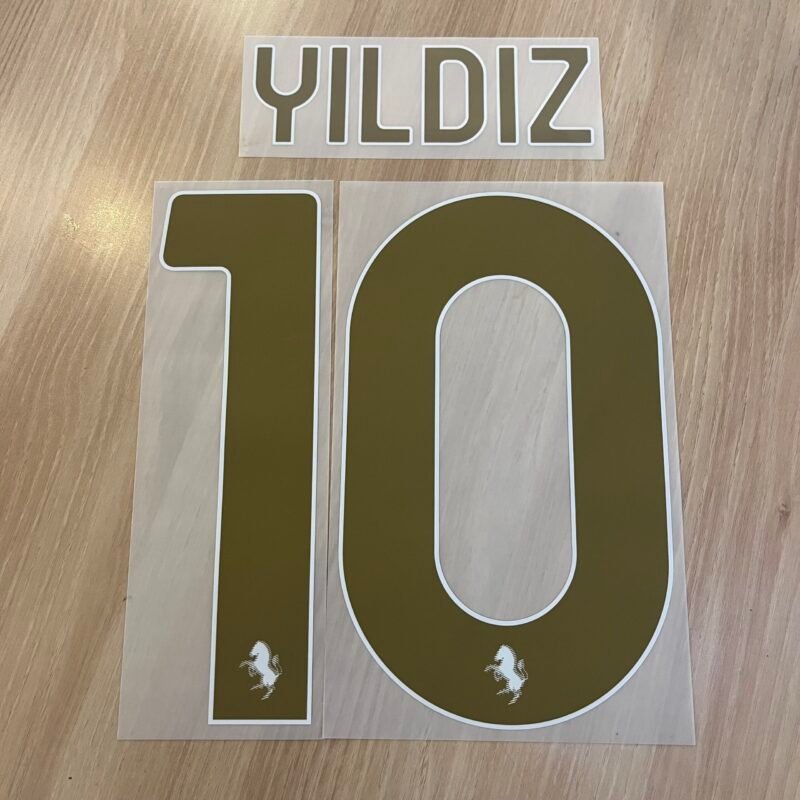 2024 - 25 JUVENTUS THIRD NAMESET YILDIZ