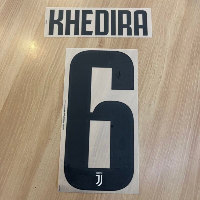 2018 - 19 JUVENTUS HOME NAMESET KHEDIRA