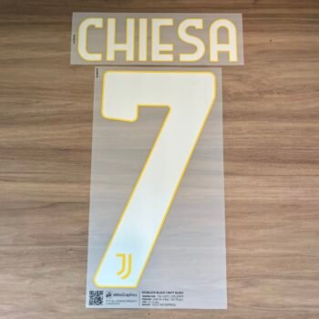 2023 - 24 JUVENTUS HOME NAMESET CHIESA