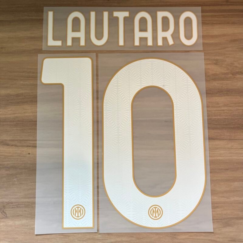 2024 - 25 INTER MILAN HOME NAMESET LAUTARO