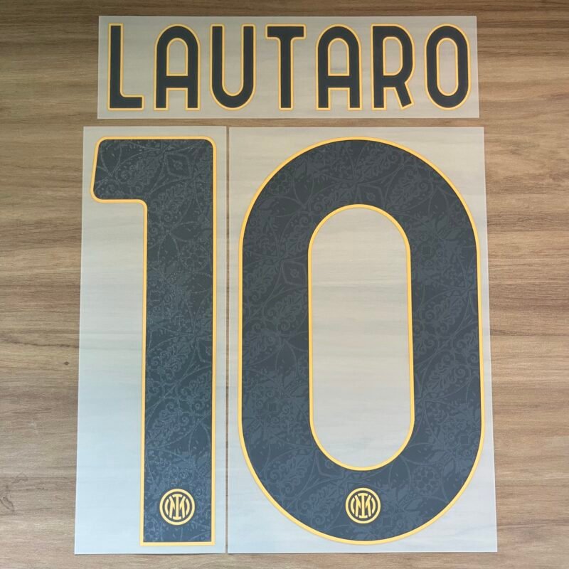 2024 - 25 INTER MILAN THIRD NAMESET LAUTARO