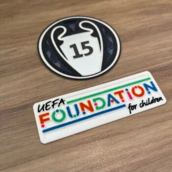 2024 - 25 REAL MADRID CHAMPIONS LEAGUE + FOUNDATION PATCH