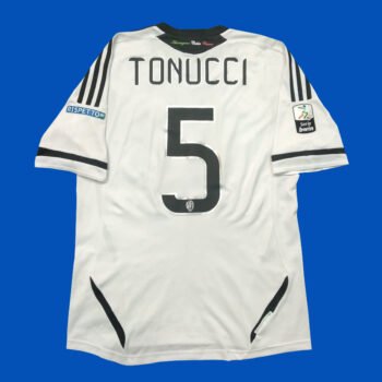 2012 – 13 CESENA HOME MATCH WORN SHIRT TONUCCI