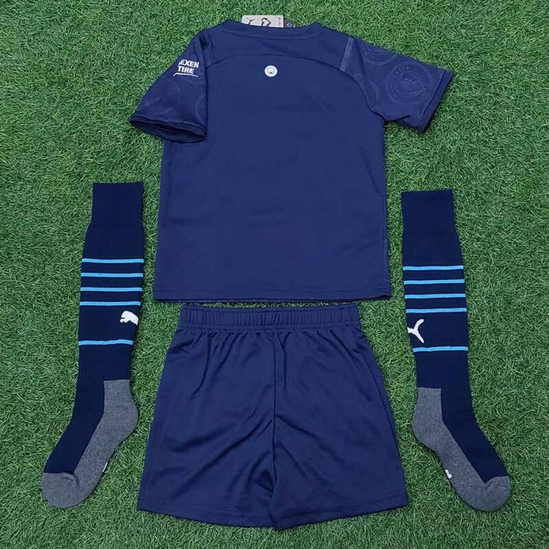 2021 – 22 MANCHESTER CITY THIRD MINI KIT SHIRT - Image 2