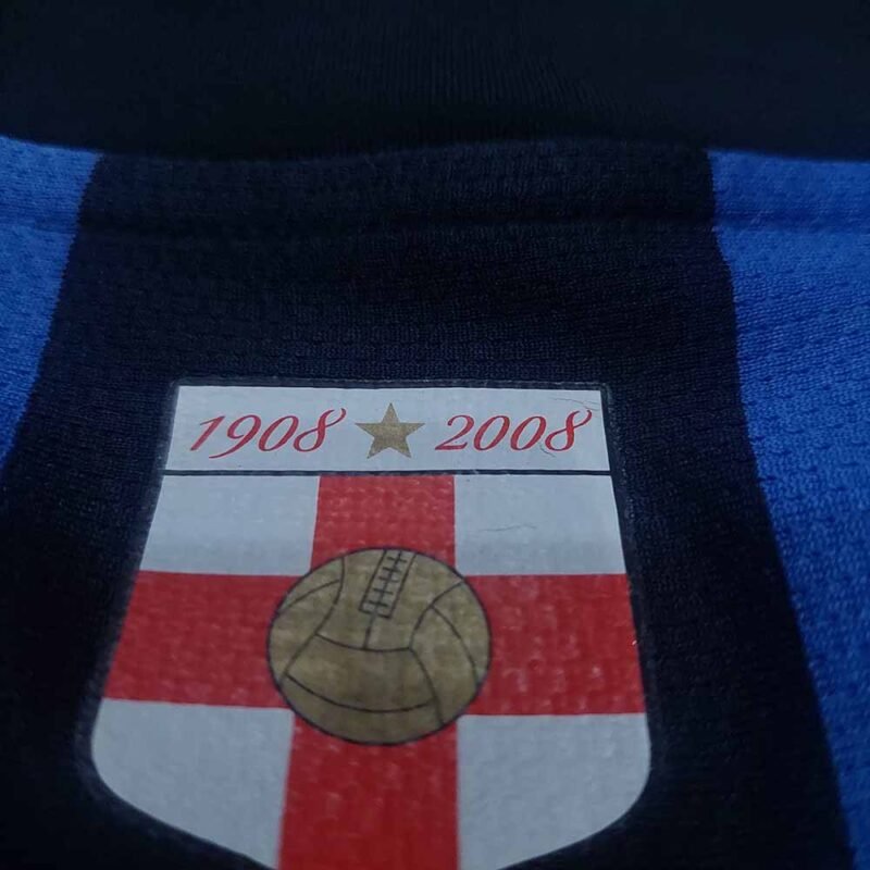 2007 – 08 INTER MILAN HOME LS SHIRT FIGO - Image 4