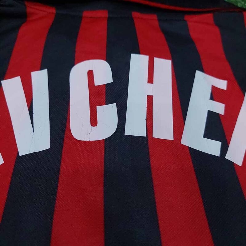 1999 – 00 AC MILAN HOME CENTENARY SHIRT SHEVCHENKO - Image 4