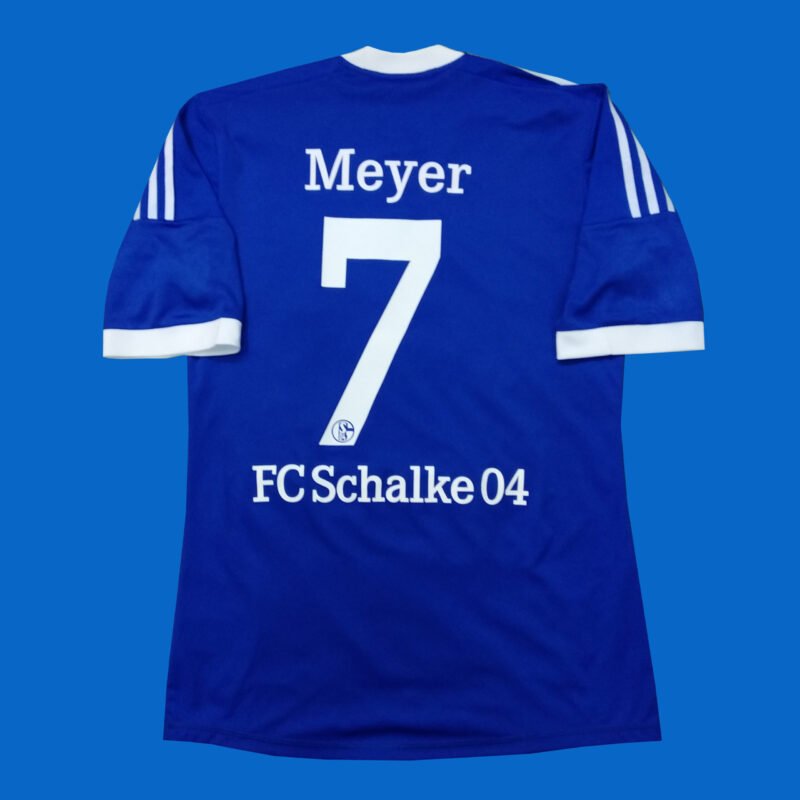 2012 – 13 SCHALKE HOME FORMOTION PLAYER ISSUE SHIRT MEYER