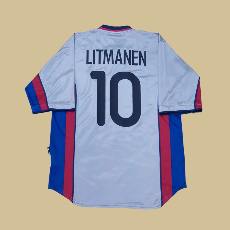 1999 – 00 BARCELONA AWAY SHIRT LITMANEN