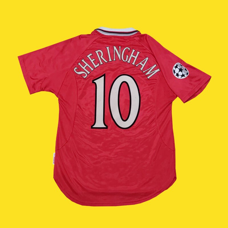 1999 – 00 MANCHESTER UNITED HOME UCL SHIRT SHERINGHAM