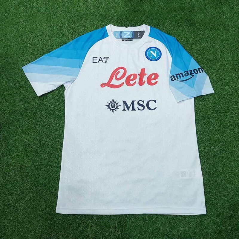 2022 – 23 NAPOLI AWAY PLAYER ISSUE SHIRT KIM MIN-JAE - Image 2