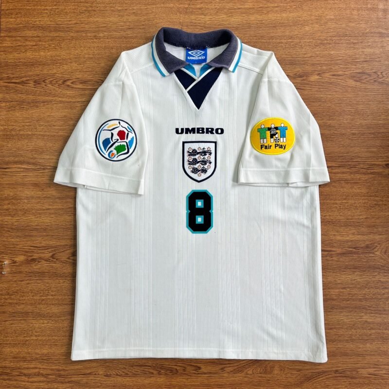 1996  ENGLAND HOME SHIRT GASCOIGNE - Image 2